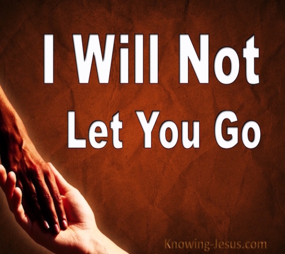 I Will Not Let You Go (devotional) (brown) - Genesis 32:26